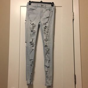 American eagle super stretch high rise jeggings